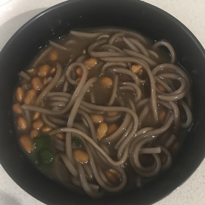 納豆たっぷりわんこ蕎麦